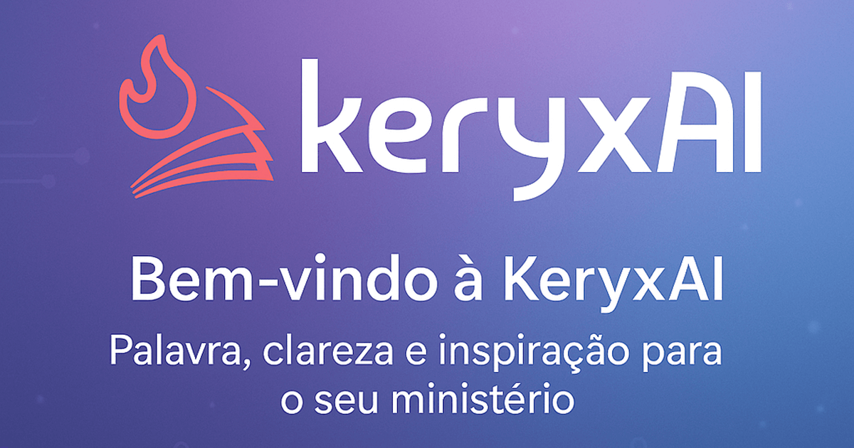 KeryxAI - Assistente de IA pastoral